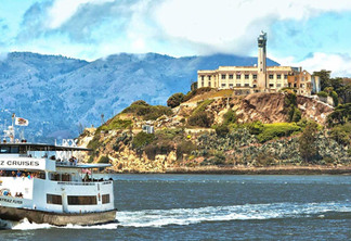Ilha de Alcatraz em San Francisco na Califórnia