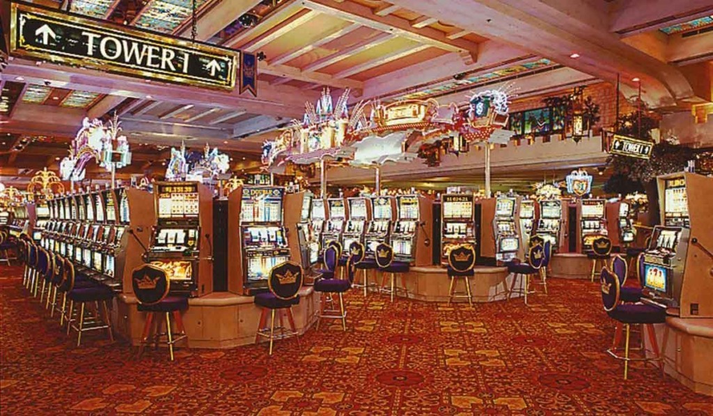 Jogos no hotel Excalibur em Las Vegas