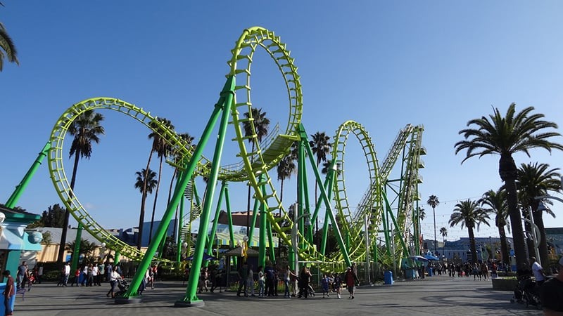Parque de diversões em Los Angeles