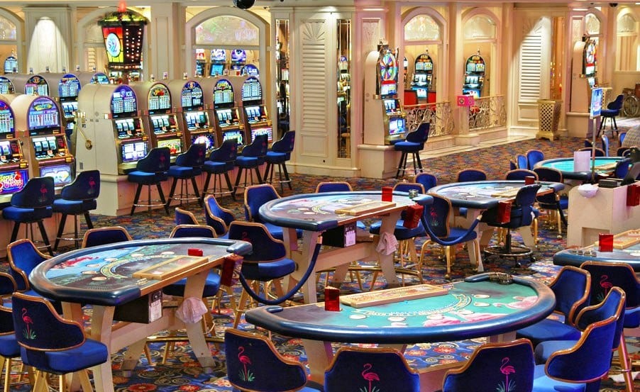 Casino do hotel Flamingo em Las Vegas