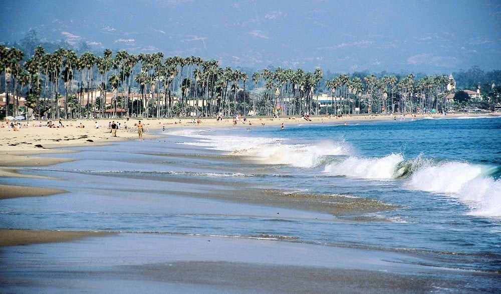 Praia na Califórnia