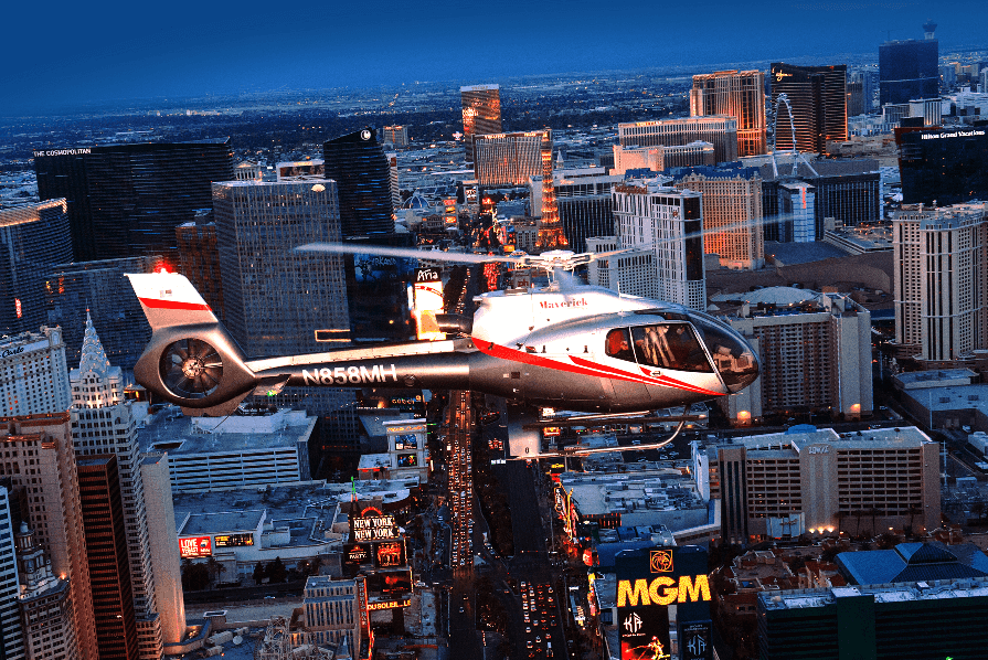 Passeio de helicóptero na Strip em Las Vegas 