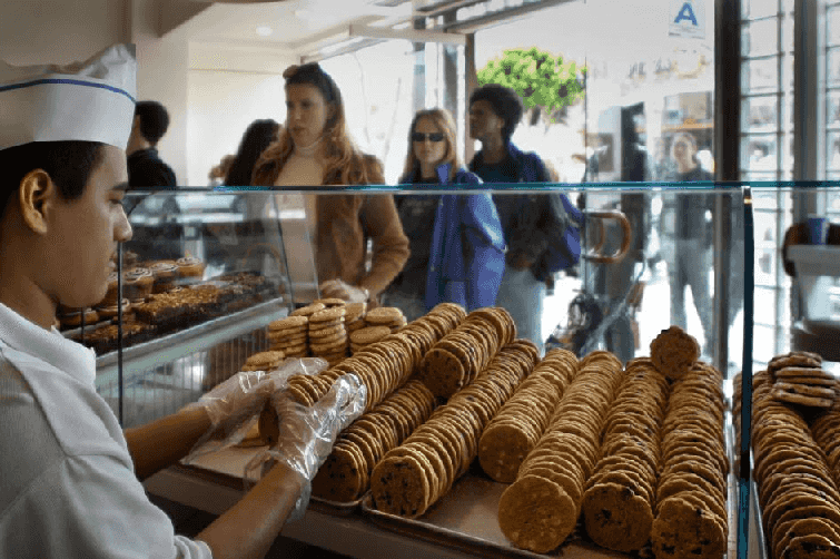 Loja de cookies Diddy Riese em Los Angeles