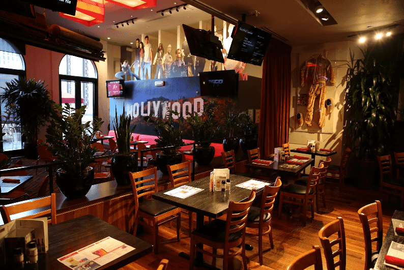 Restaurante Planet Hollywood nas Forum Shops em Las Vegas
