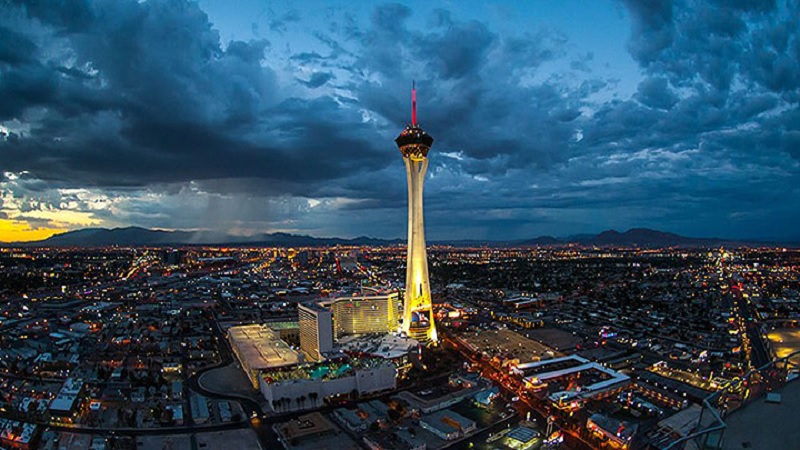 Vista da cidade de Las Vegas