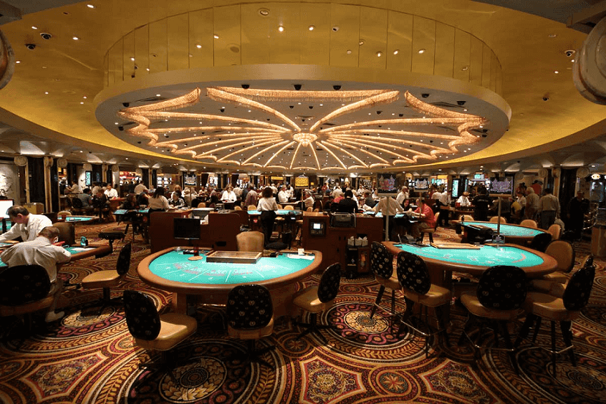 Cassino no Caesars Palace em Las Vegas