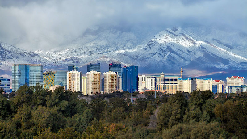 Inverno em Las Vegas