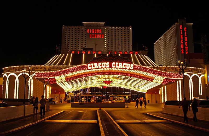 Circus Circus na Avenida Las Vegas Strip