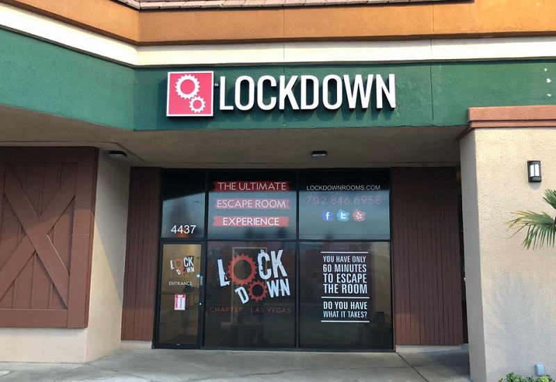 Espaço Lockdown em Las Vegas