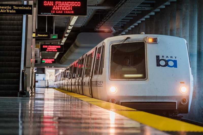 Metrô (BART) em São Francisco