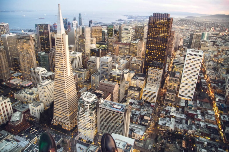 Vista ampla de San Francisco