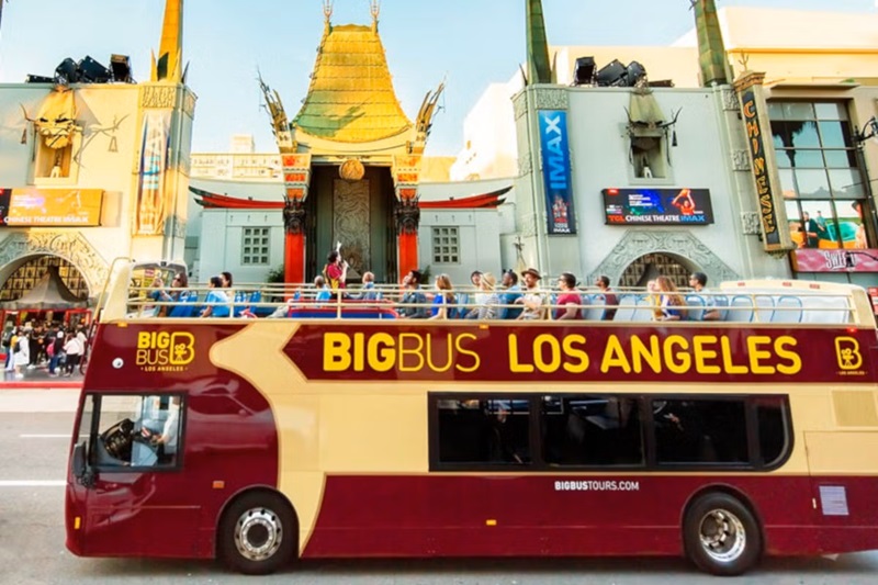 Passeio de ônibus turístico em Los Angeles