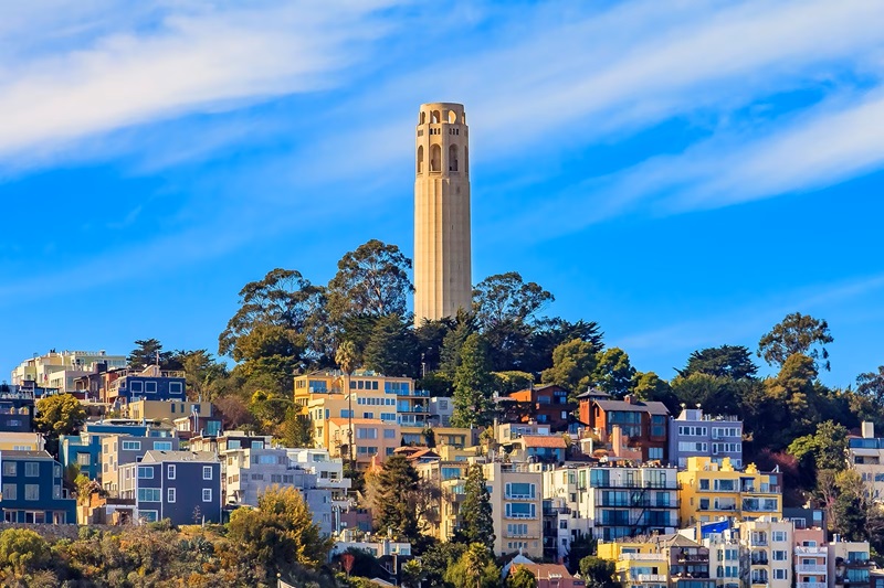 Mirante Coit Tower em San Francisco